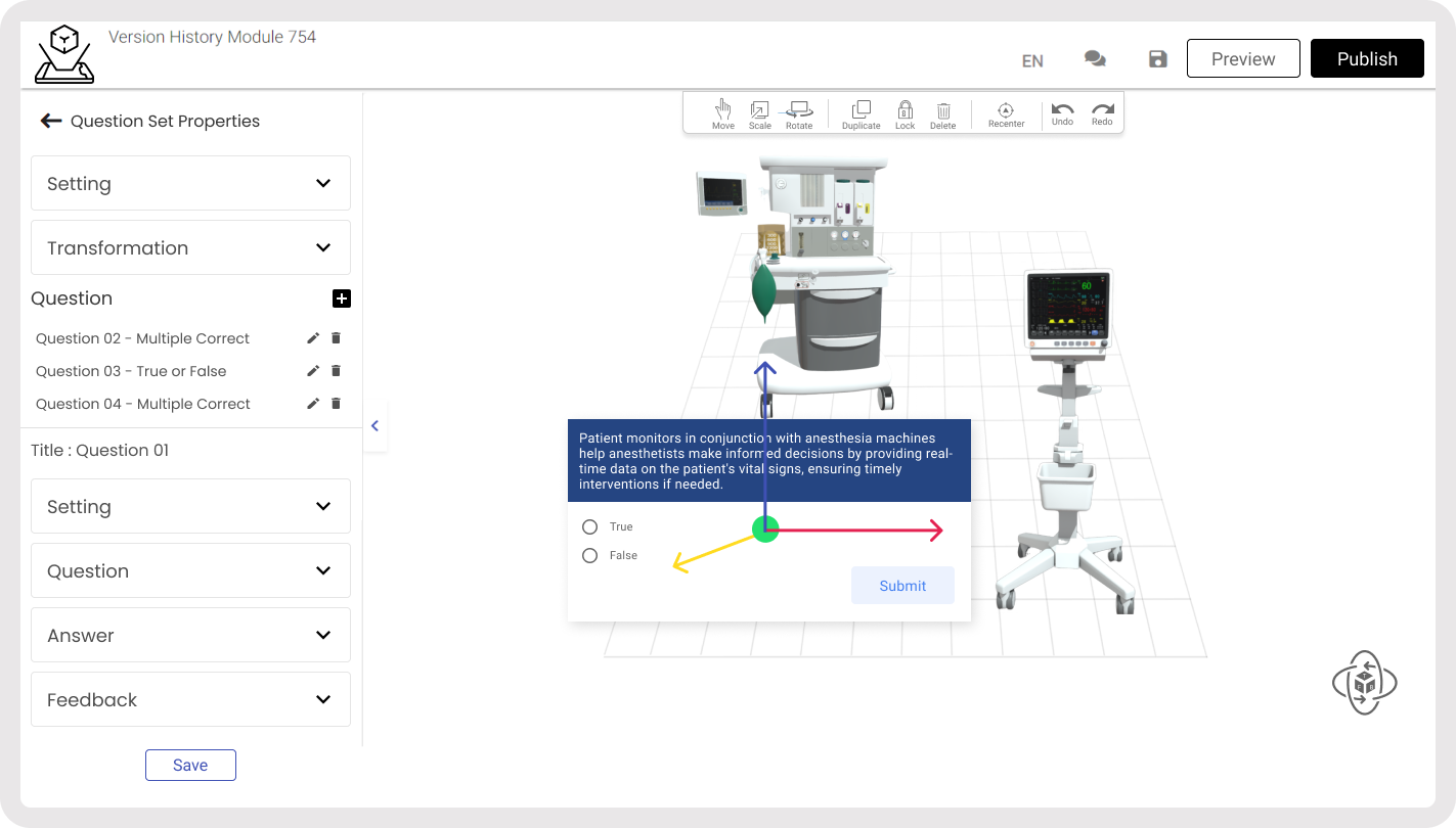 Simplify Quizzes with 3D Drag-and-Drop